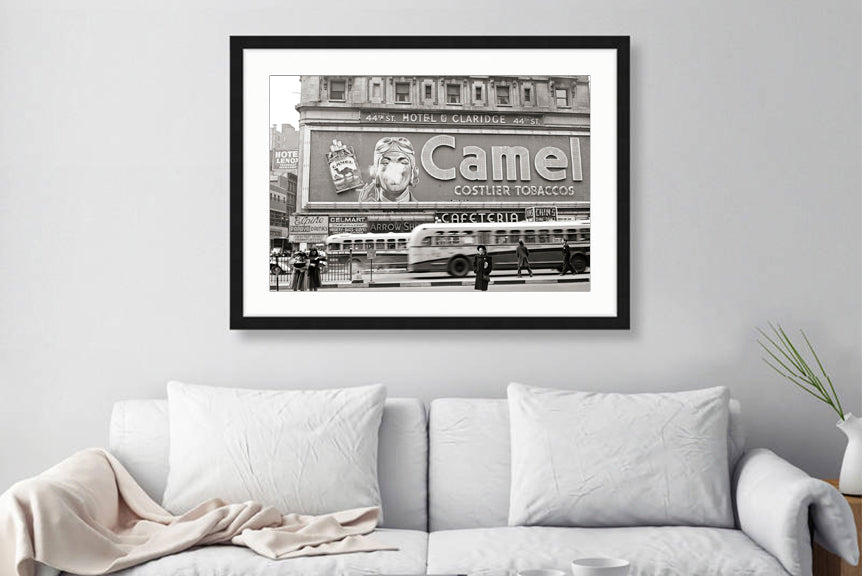 New York City 44th Street, Times Square, Hotel Claridge, 1940s Historical Pix