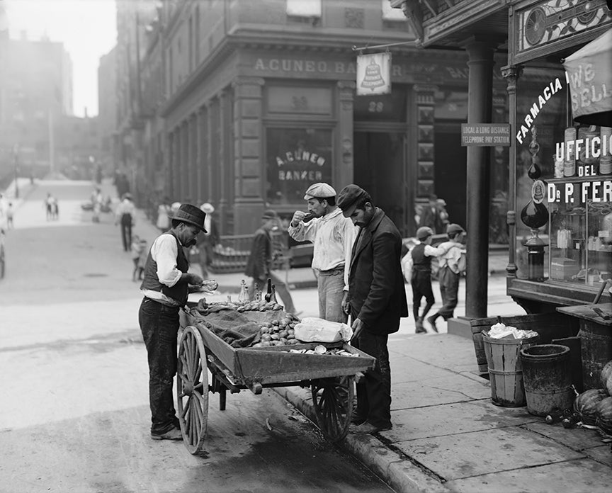 New York City Clam Truck, Street Food, Early 1900s Historical Pix