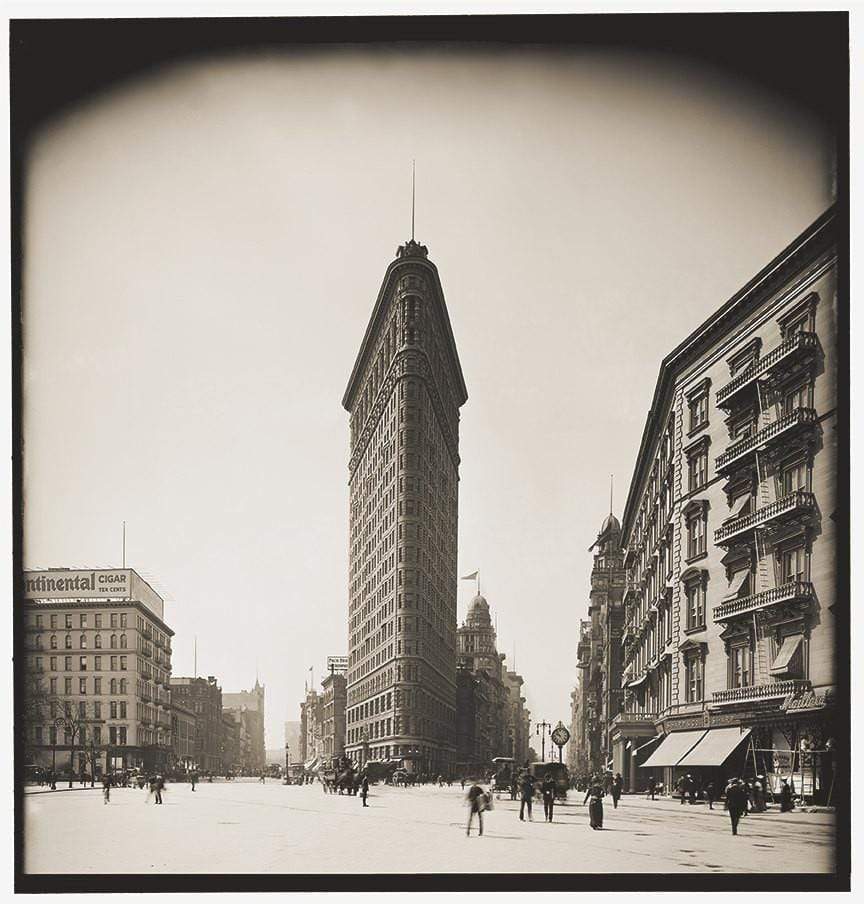 New York City, Flat Iron Building, NYC, Circa 1900 Historical Pix