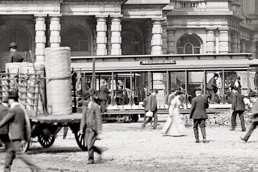 New York City Hall Post Office, early 1900s, Lunchtime Historical Pix