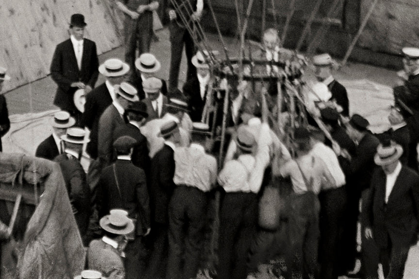 New York City, Hot Air Balloon, 1911 Historical Pix