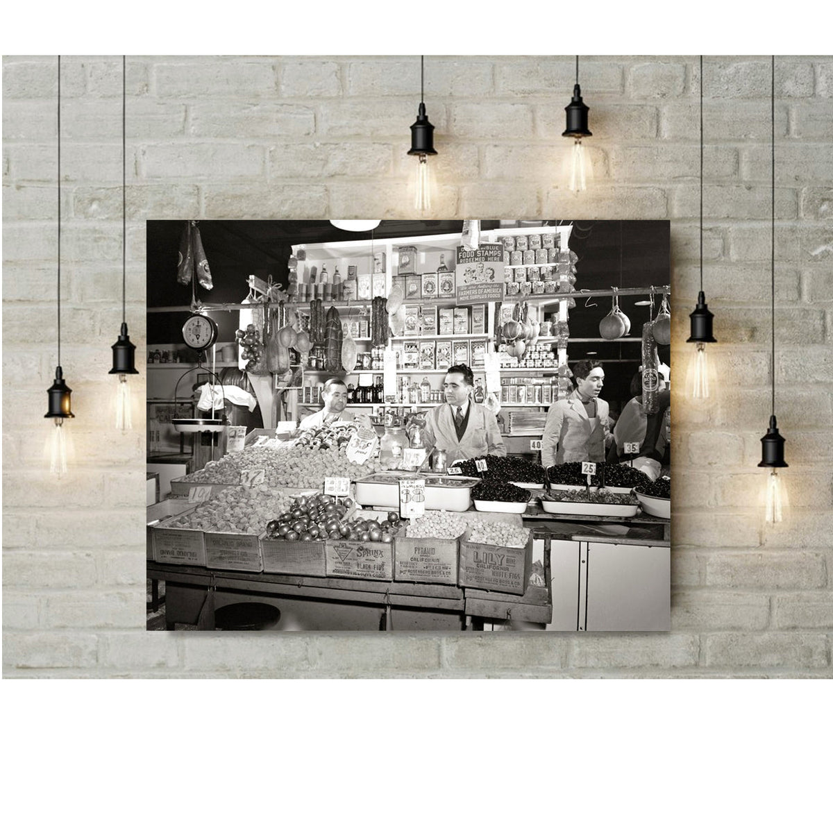 New York City, Italian Grocer, 1943 Historical Pix