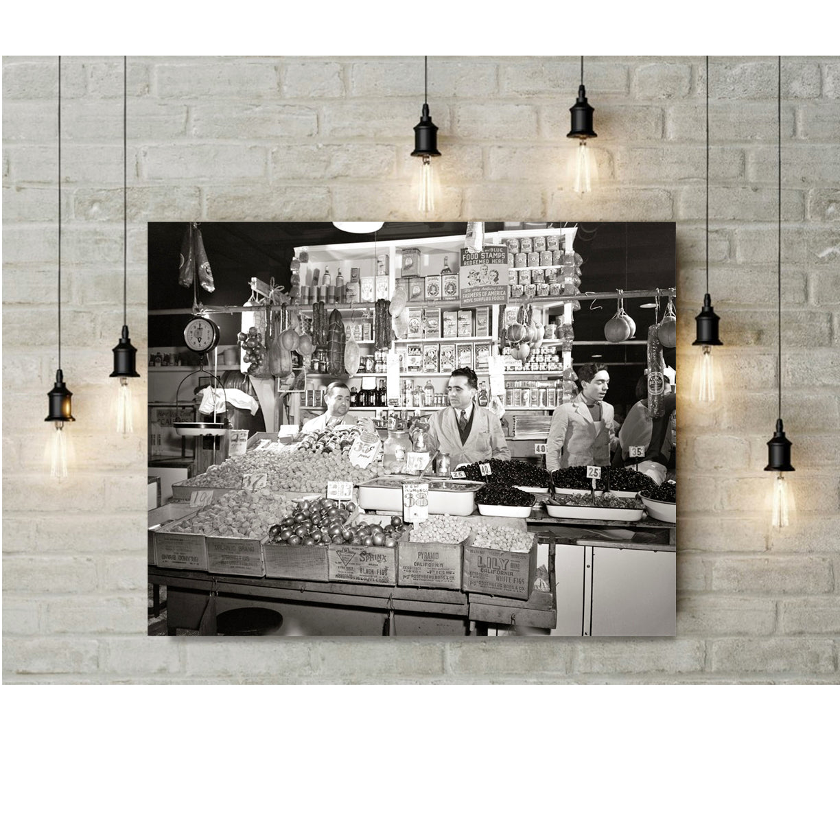 New York City, Italian Grocer, 1943 Historical Pix