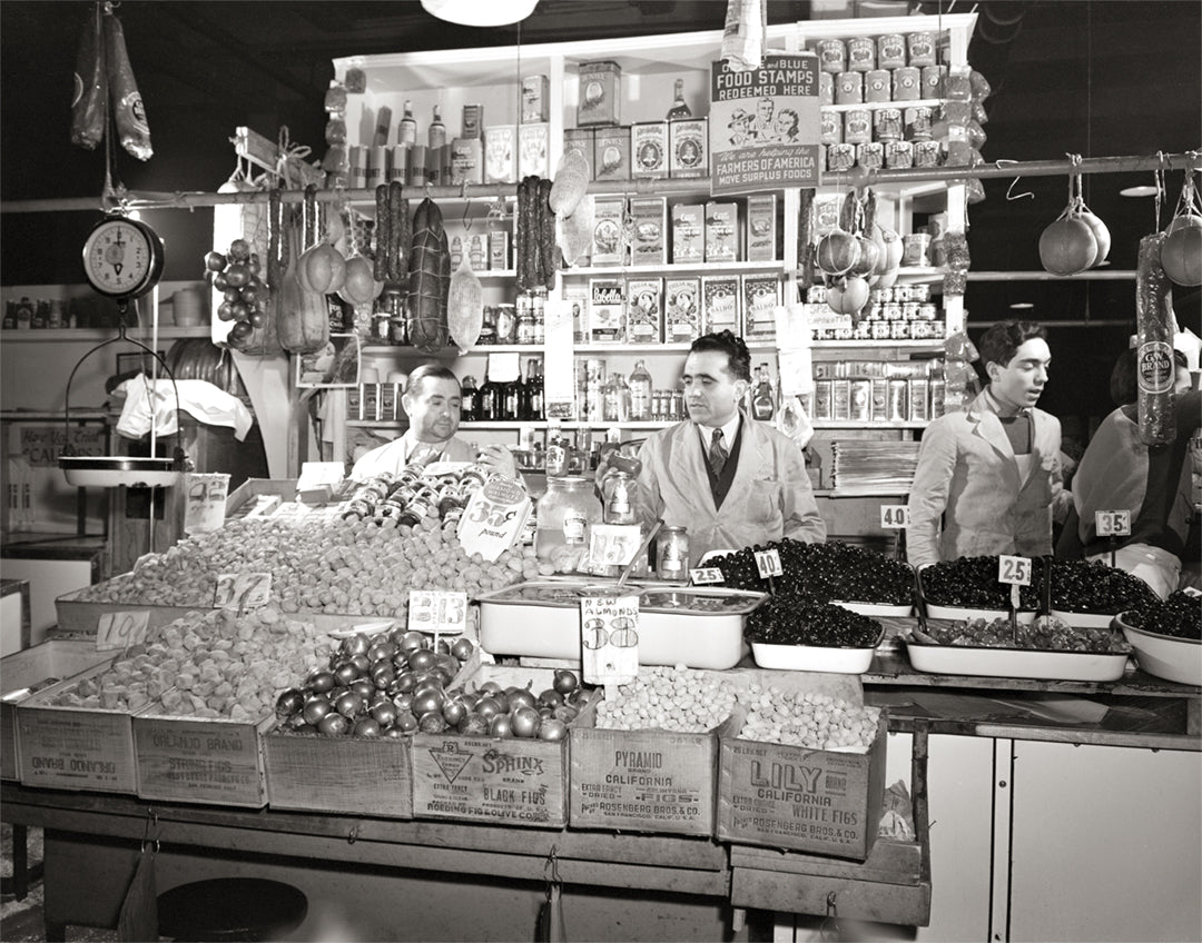 New York City, Italian Grocer, 1943 Historical Pix