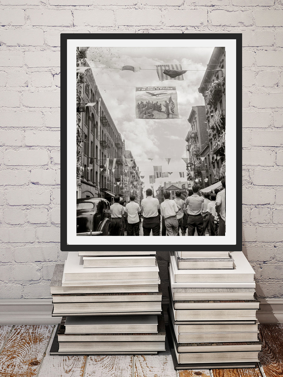 New York City Photo, Mott/Bleeker Street Little Italy Parade, 1940s Historical Pix