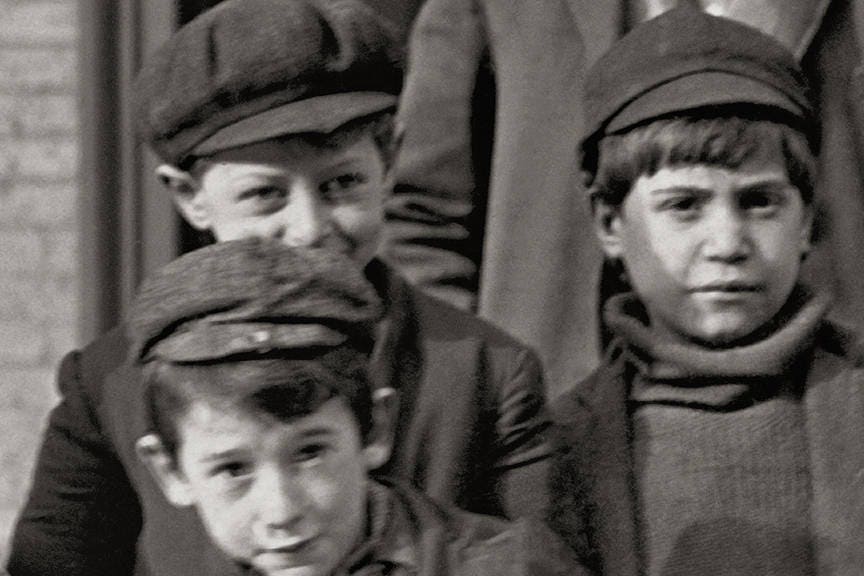 Newspaper Boys Photo, Hartford Connecticut, 1909 Historical Pix