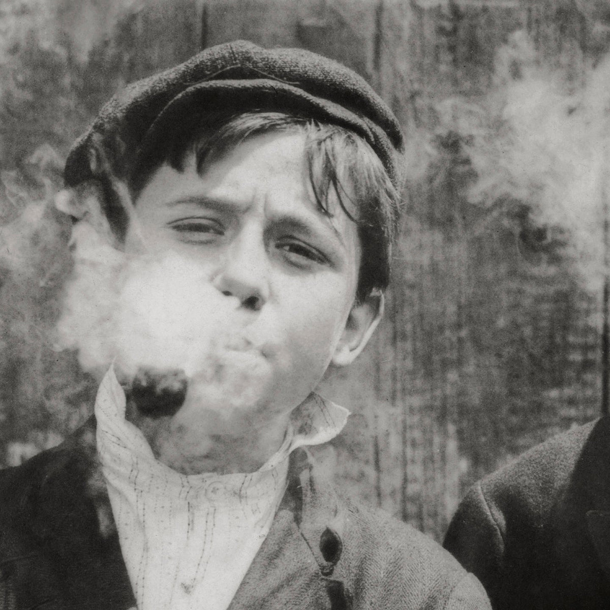 Newspaper Boys Smoking, St. Louis Missouri, Lewis Hine, 1910 Historical Pix
