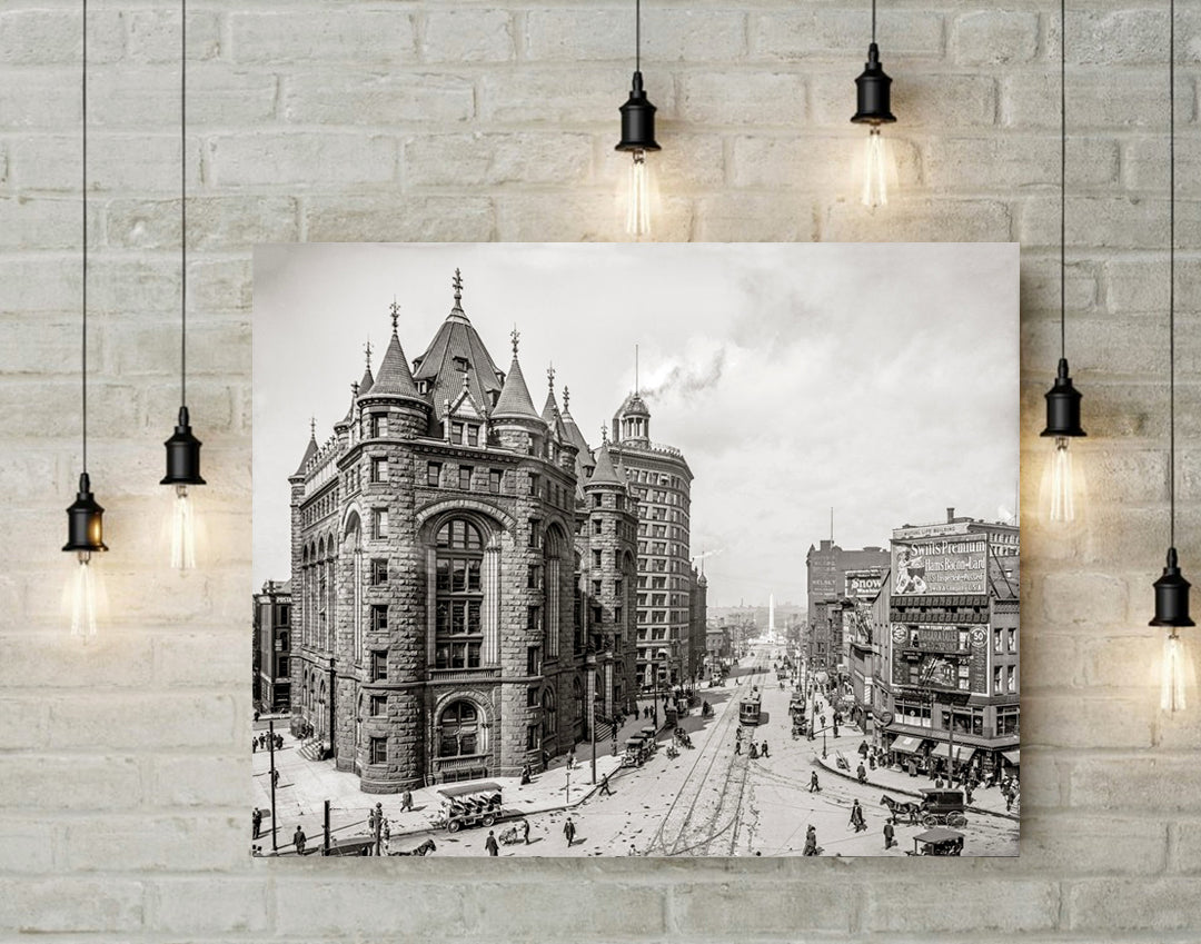 Niagra Steet Buffalo, NY, 1908 Historical Pix