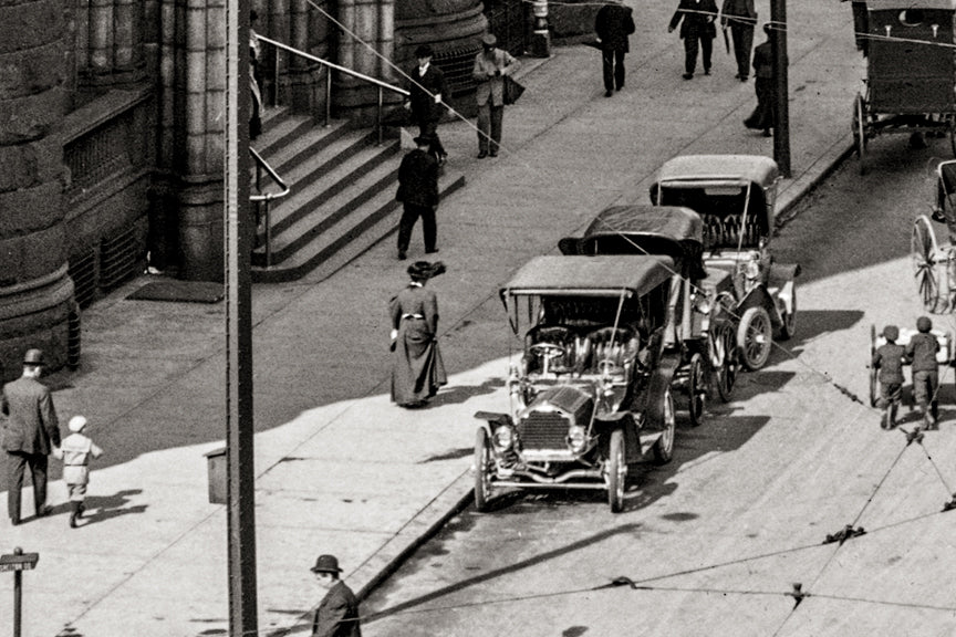 Niagra Steet Buffalo, NY, 1908 Historical Pix