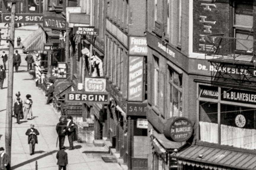 Niagra Steet Buffalo, NY, 1908 Historical Pix