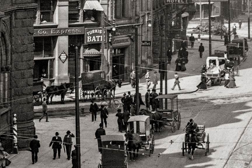 Niagra Steet Buffalo, NY, 1908 Historical Pix