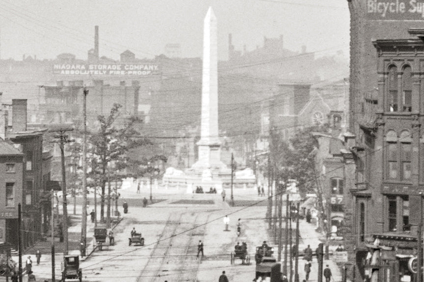 Niagra Steet Buffalo, NY, 1908 Historical Pix