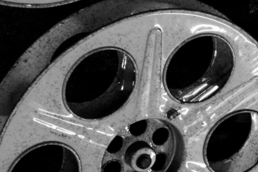 Old Film Rolls, Abstract Photography, Hollywood Metro Subway Station Historical Pix