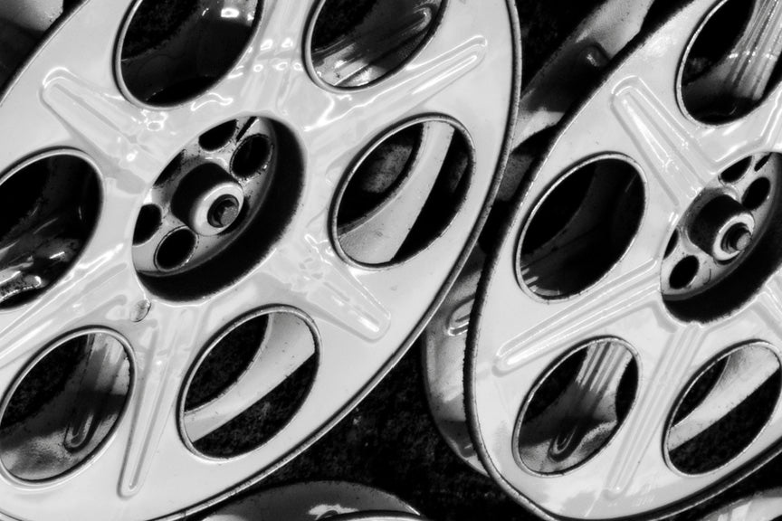 Old Film Rolls, Abstract Photography, Hollywood Metro Subway Station Historical Pix