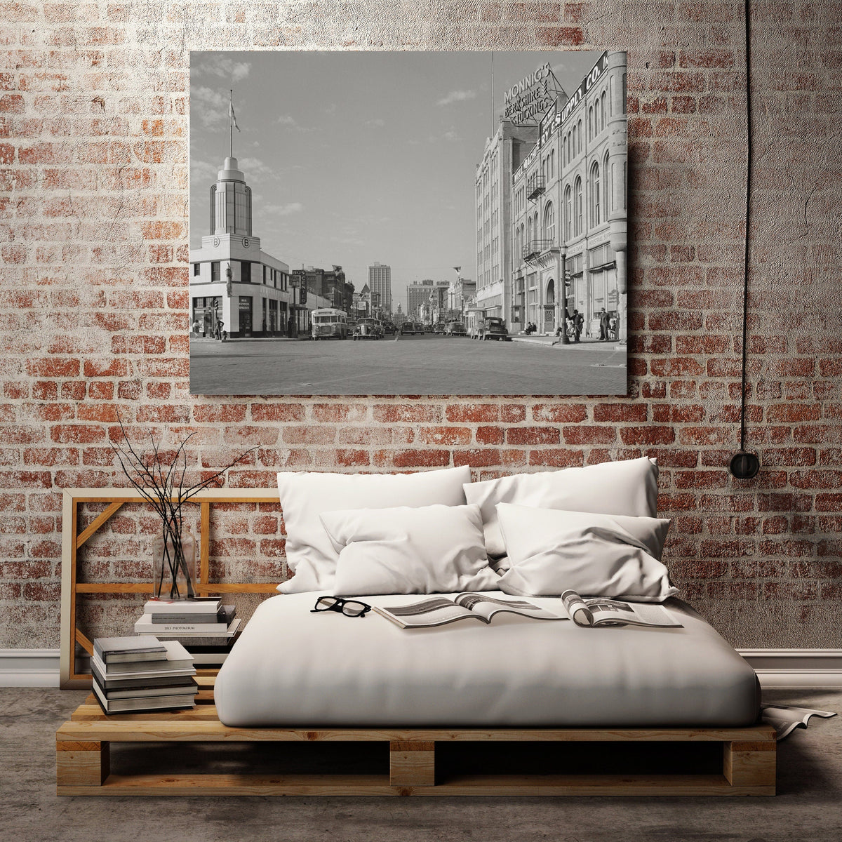 Old Fort Worth Texas, Main Street, 1942 Historical Pix