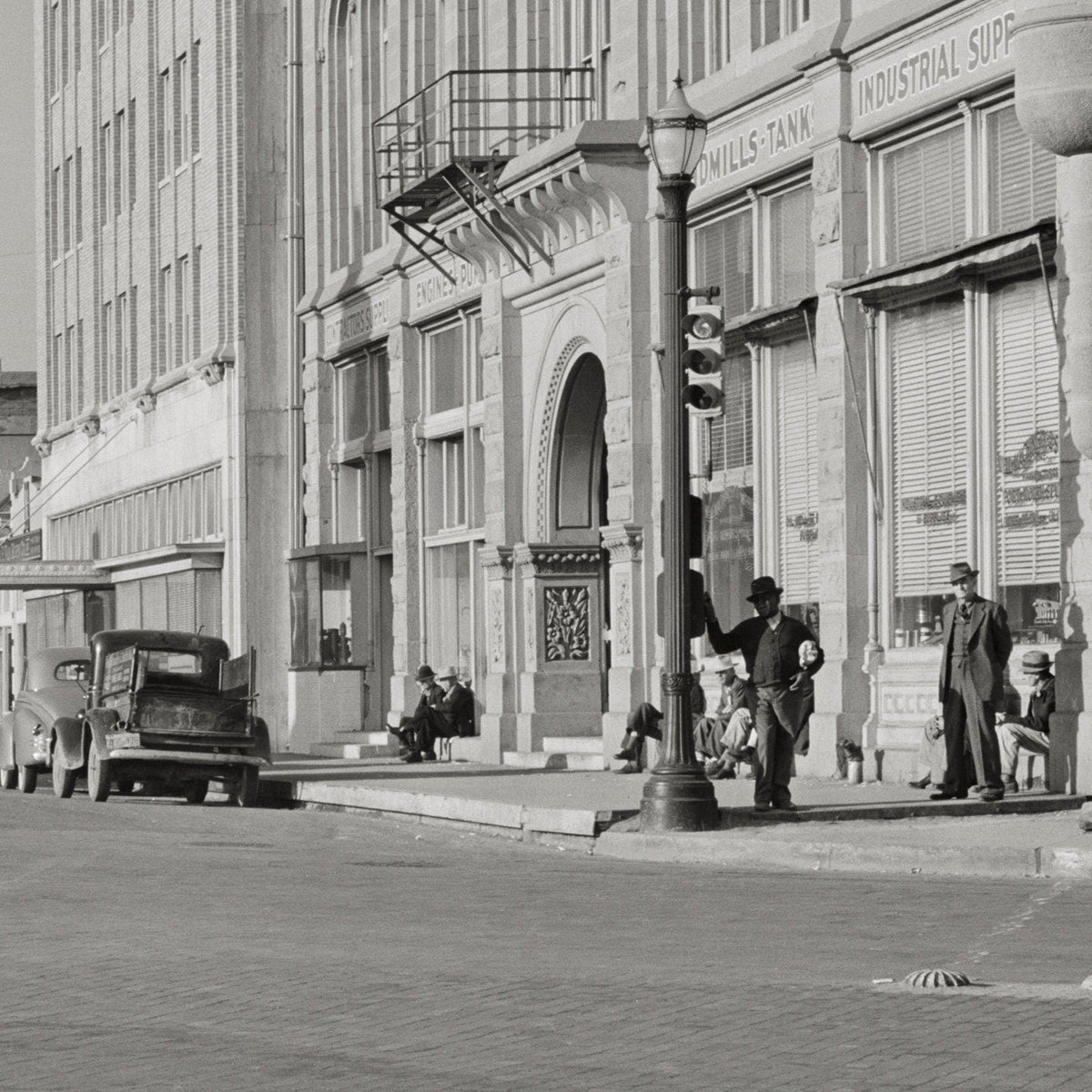 Old Fort Worth Texas, Main Street, 1942 Historical Pix