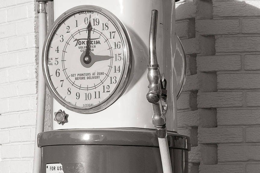 Old Gas Pumps, El Paso, Texas Historical Pix