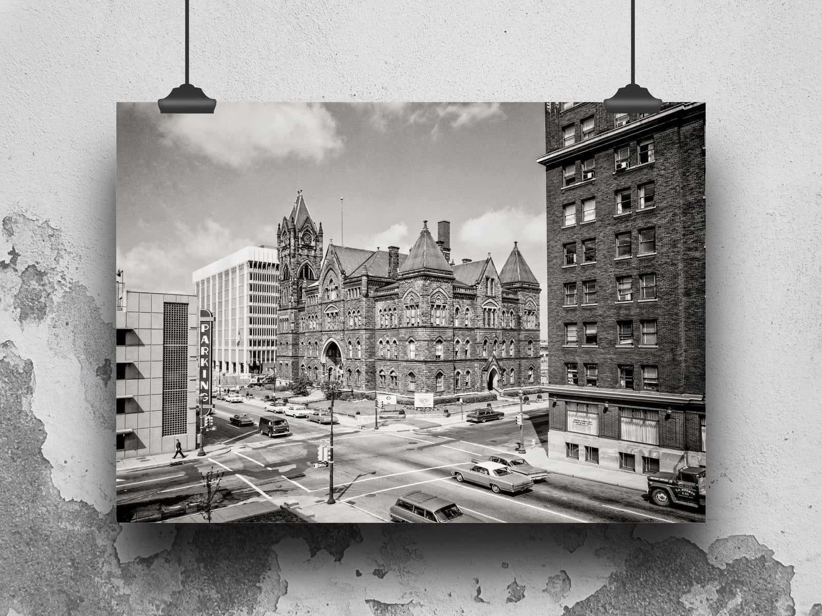 Old Grand Rapids Photo, City Hall, 1960s Historical Pix