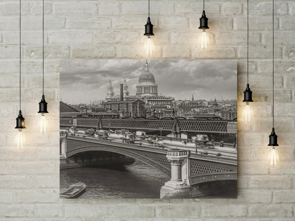 Old London, St. Paul&#39;s Cathedral, 1880s Photo Historical Pix