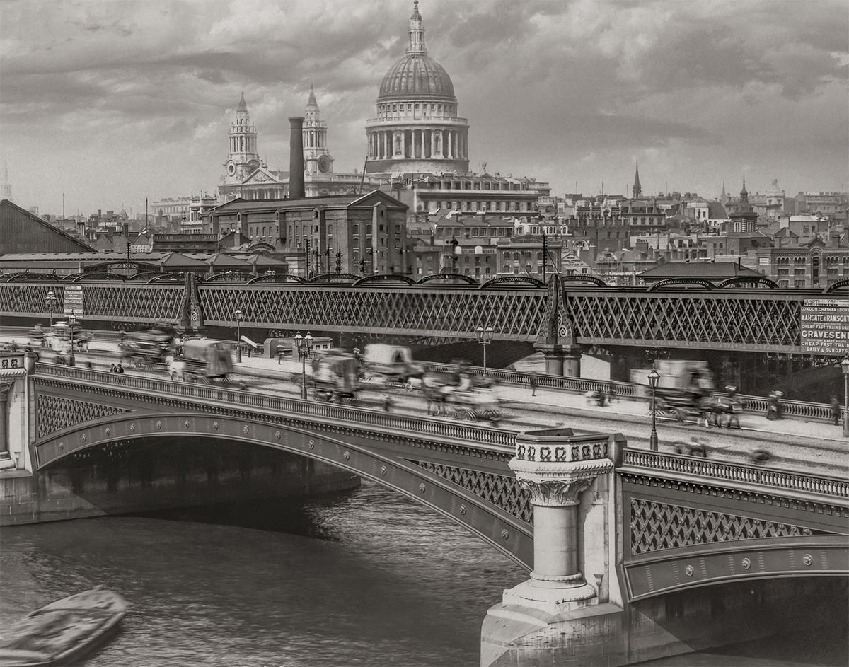 Old London, St. Paul&#39;s Cathedral, 1880s Photo Historical Pix