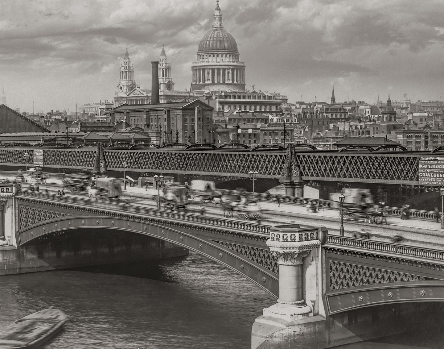 Old London, St. Paul's Cathedral, 1880s Photo Historical Pix
