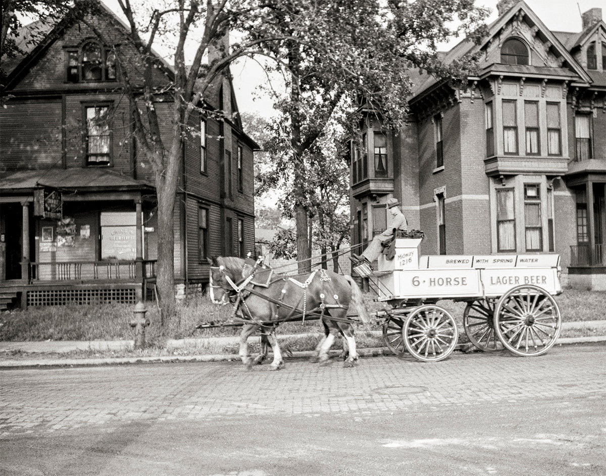 Old Minneapolis Wagon Photo, 1939, Minneapolis Minnesota Historical Pix