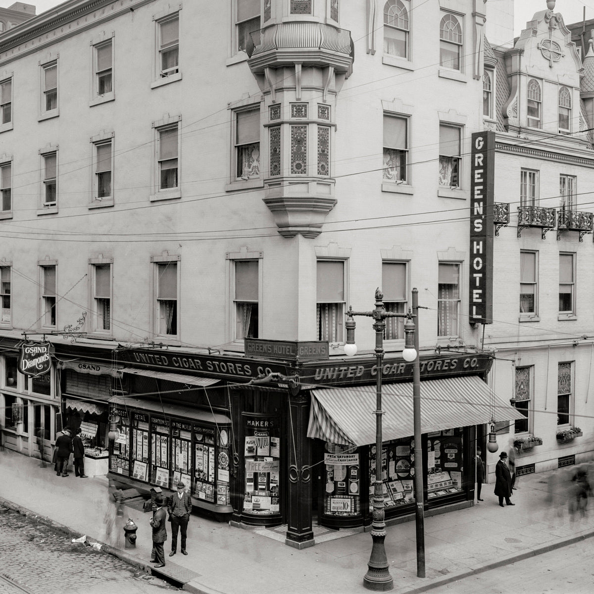 Old Philadelphia, PA Photo, Green&#39;s Hotel, circa 1910 Historical Pix