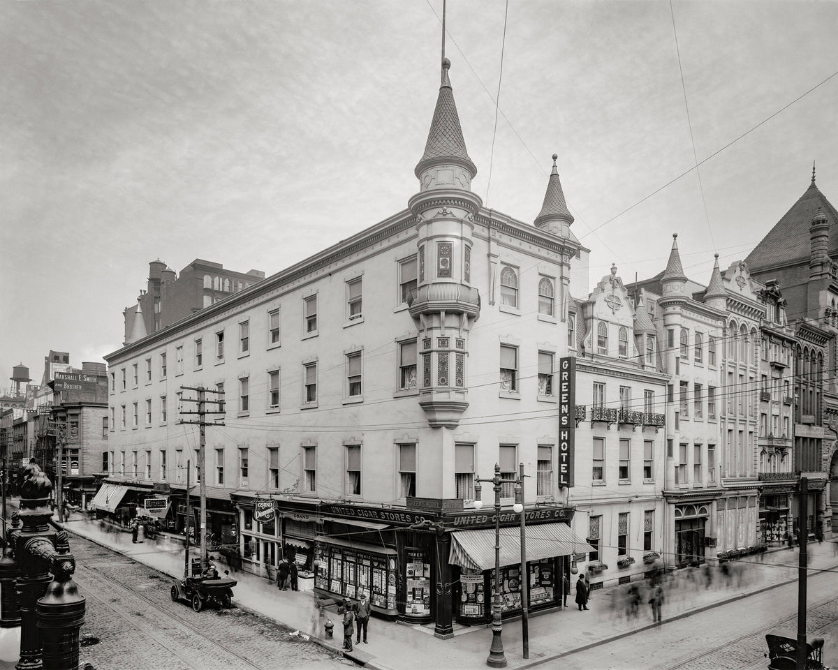 Old Philadelphia, PA Photo, Green&#39;s Hotel, circa 1910 Historical Pix
