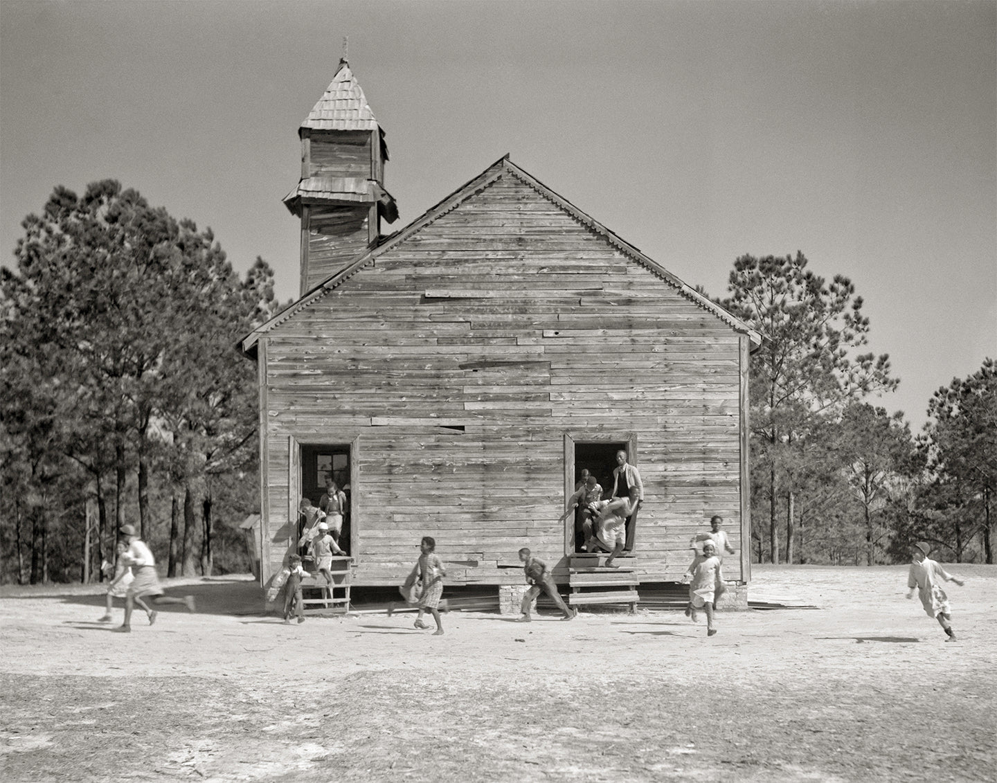 Old School House Photo, Gees Bend, Alabama, 1937 Historical Pix