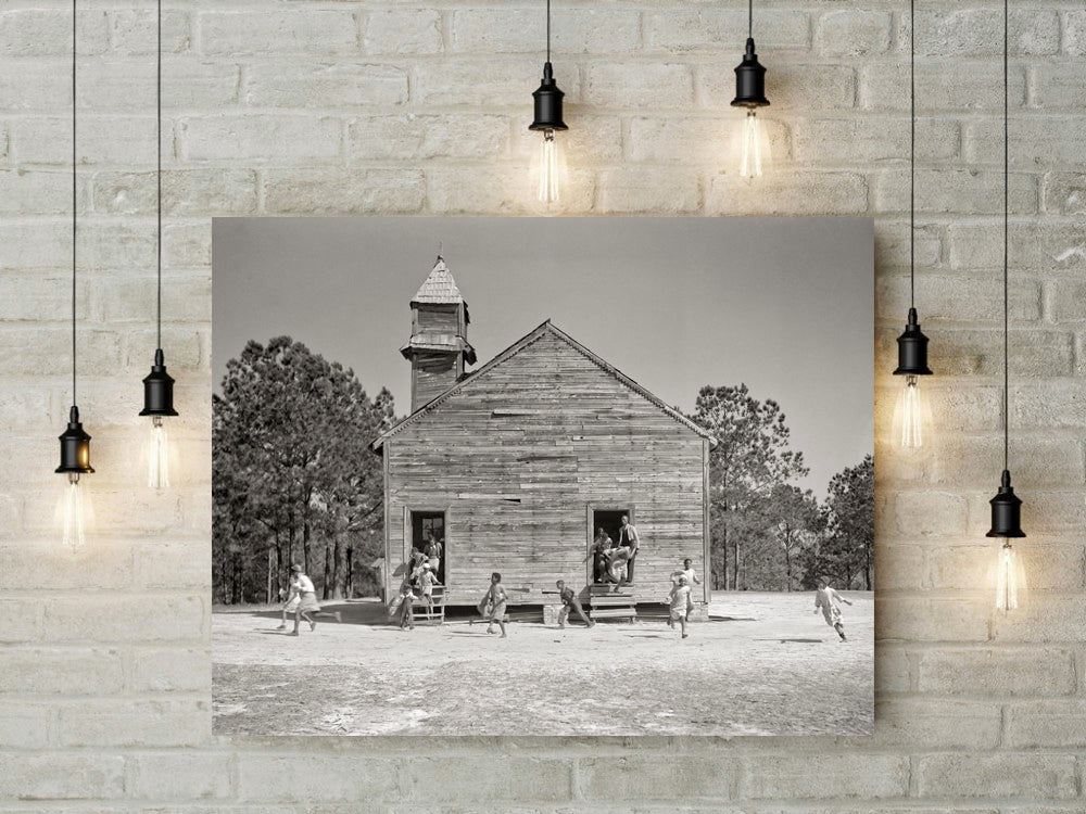 Old School House Photo, Gees Bend, Alabama, 1937 Historical Pix