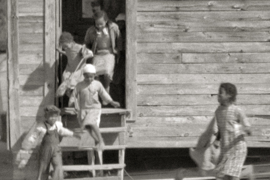 Old School House Photo, Gees Bend, Alabama, 1937 Historical Pix