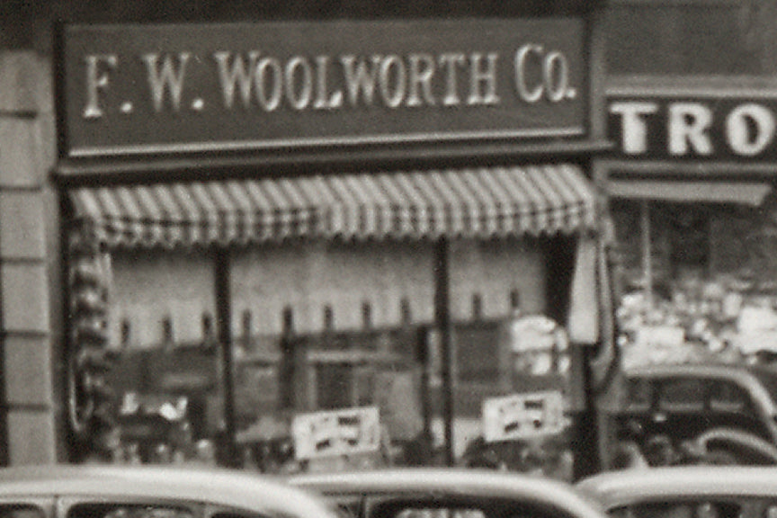 Omaha, Nebraska Cars, Main Street, John Vachon, 1938 Historical Pix