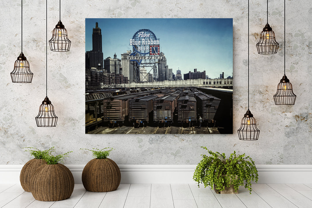 Pabst Blue Ribbon, Chicago Illinois, 1943, Jack Delano Historical Pix