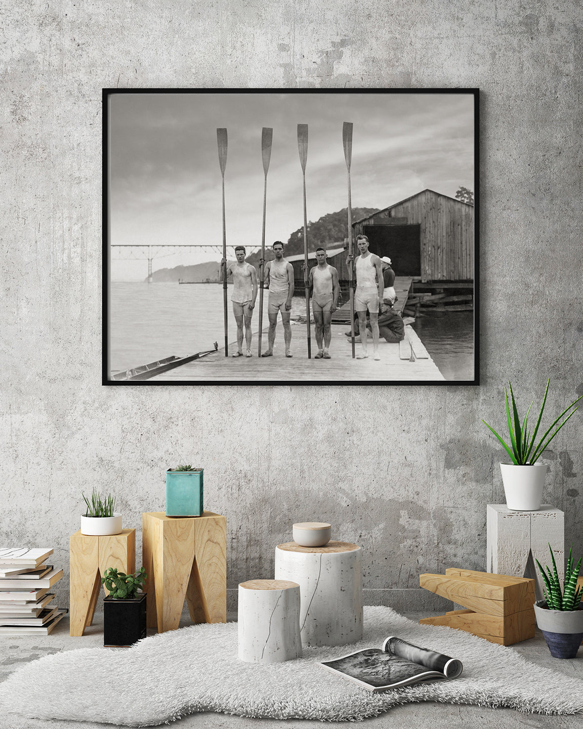 Penn State Varsity Crew Team, Poughkeepsie, NY, 1913 Historical Pix