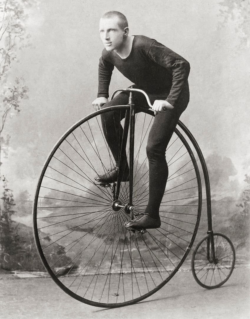 Penny-Farthing Bicycle Photo, 1891 Historical Pix