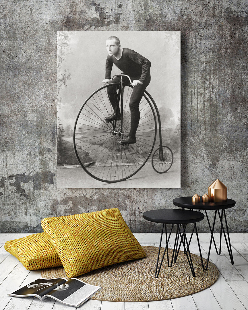 Penny-Farthing Bicycle Photo, 1891 Historical Pix