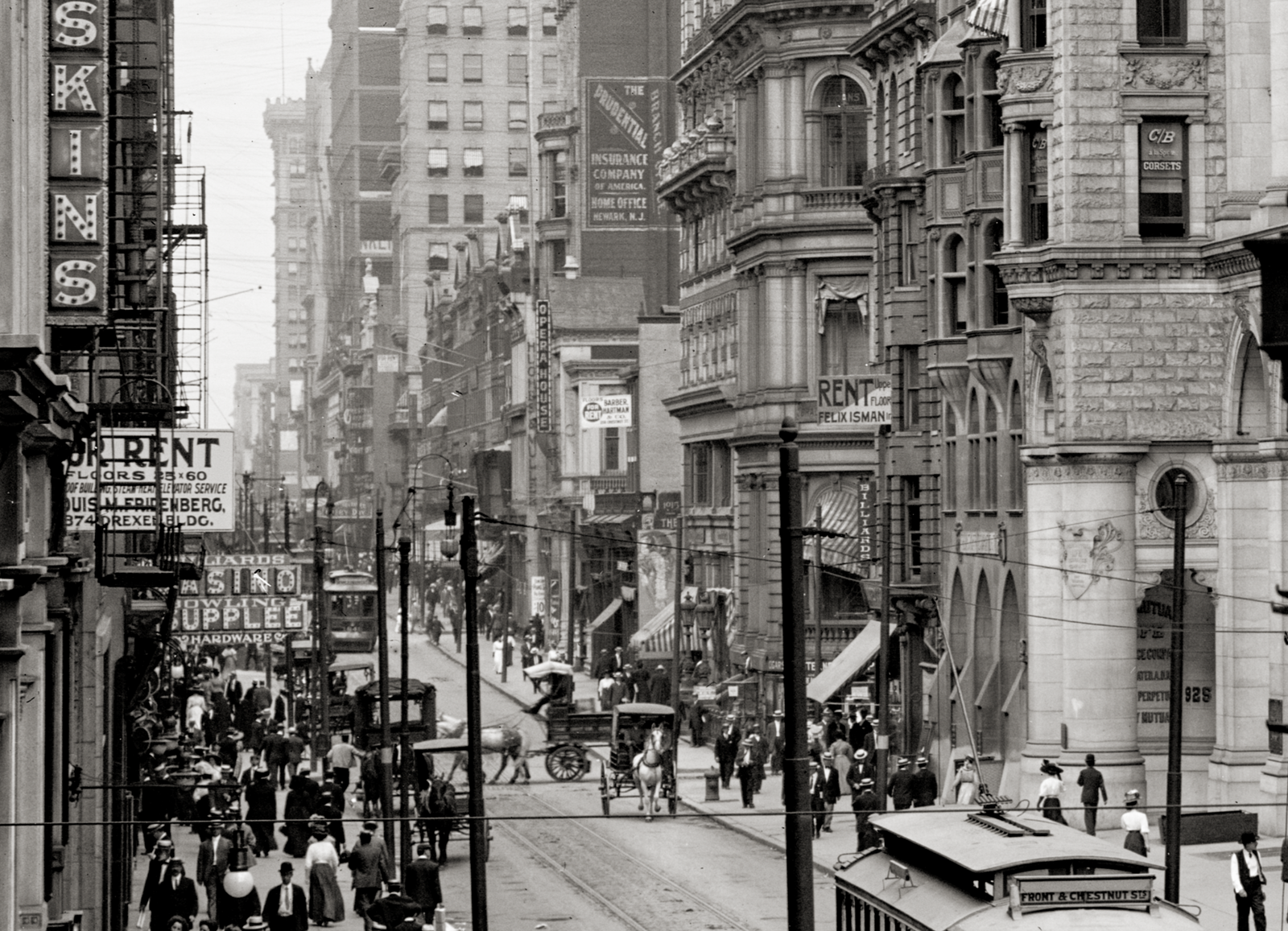 Philadelphia, PA, Chestnut Street, Early 1900s Historical Pix