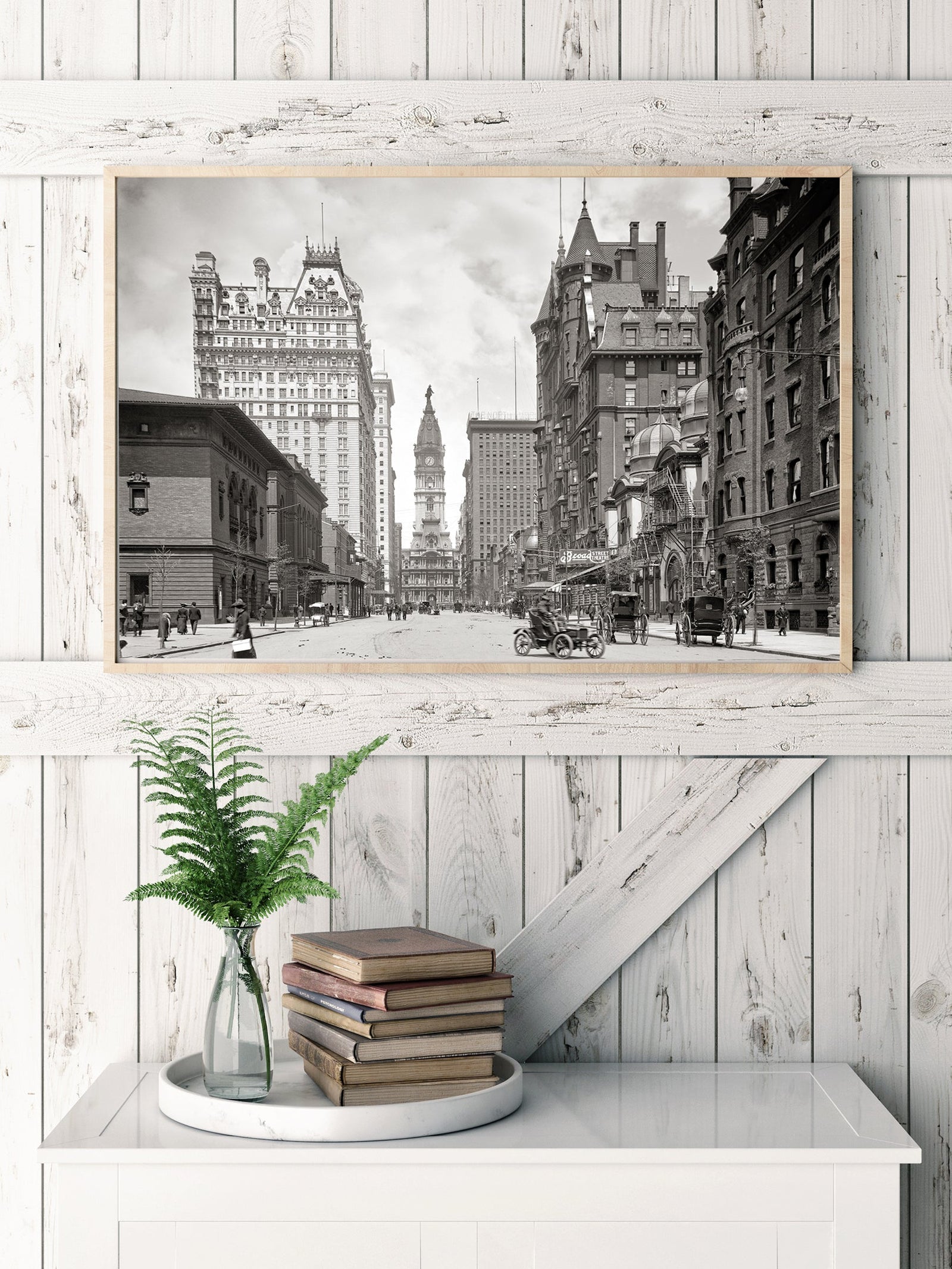 Philadelphia PA, Early 1900s Photo Broad/Spruce Streets Historical Pix