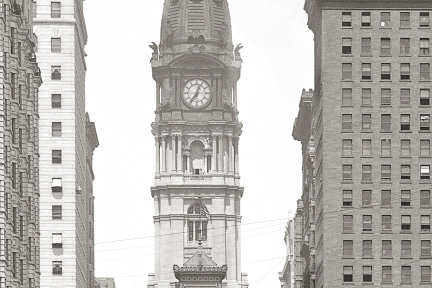 Philadelphia PA, Early 1900s Photo Broad/Spruce Streets Historical Pix