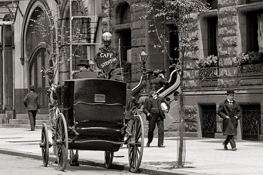 Philadelphia PA, Early 1900s Photo Broad/Spruce Streets Historical Pix