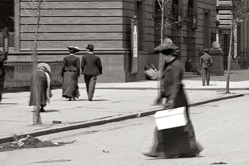 Philadelphia PA, Early 1900s Photo Broad/Spruce Streets Historical Pix