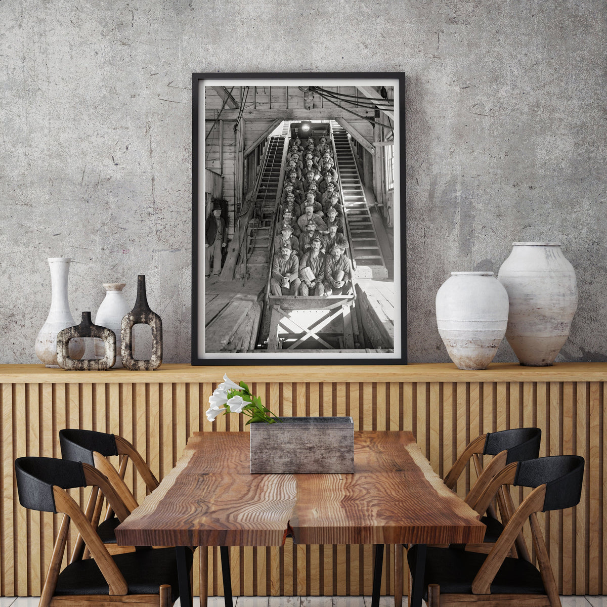 Photo of Coal Miners, Michigan, 1906 Historical Pix