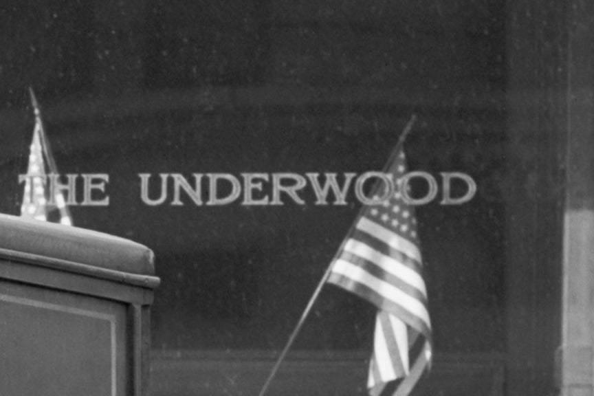 Photo of Underwood Typewriter Store, Washington DC, Early 1900s Historical Pix