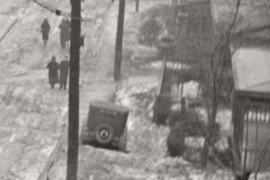 Pittsburgh PA Mill District Photo On a Snowy Day, 1940 Historical Pix