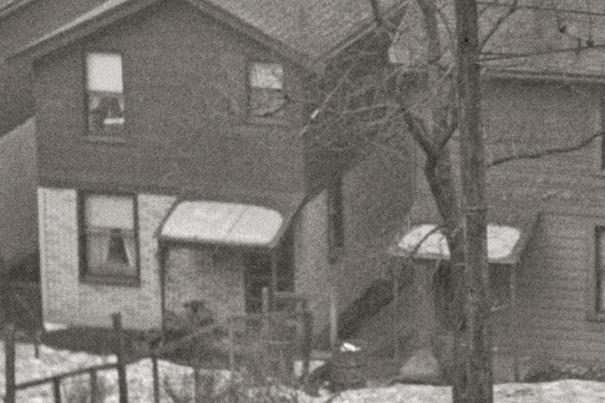 Pittsburgh PA Mill District Photo On a Snowy Day, 1940 Historical Pix