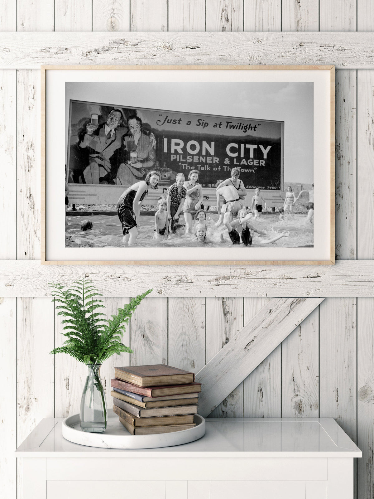Pittsburgh, Pennsylvania, Iron City Billboard, Swimming Hole, 1938 Historical Pix
