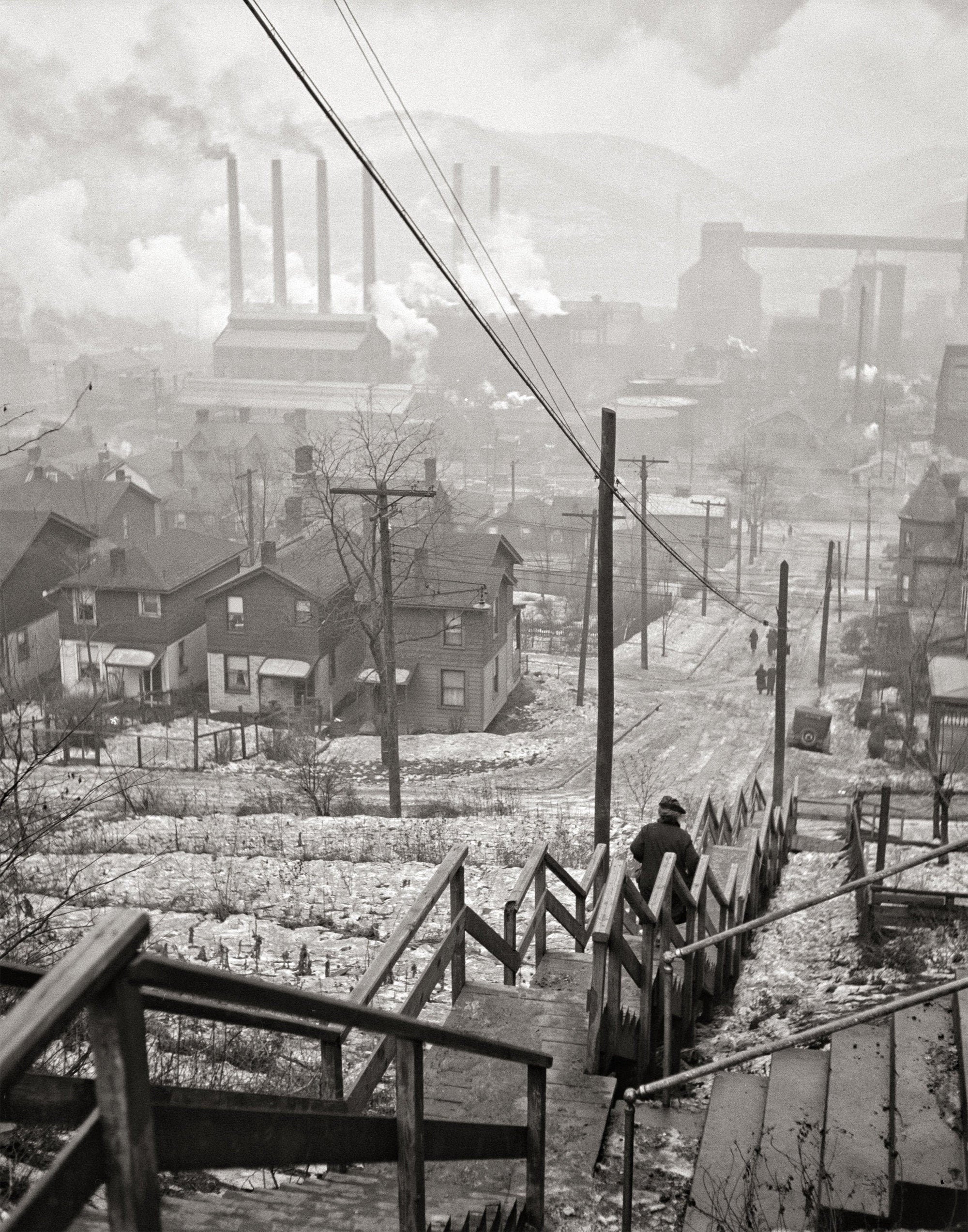 Pittsburgh, Pennsylvania, Mill District, 1940 Historical Pix