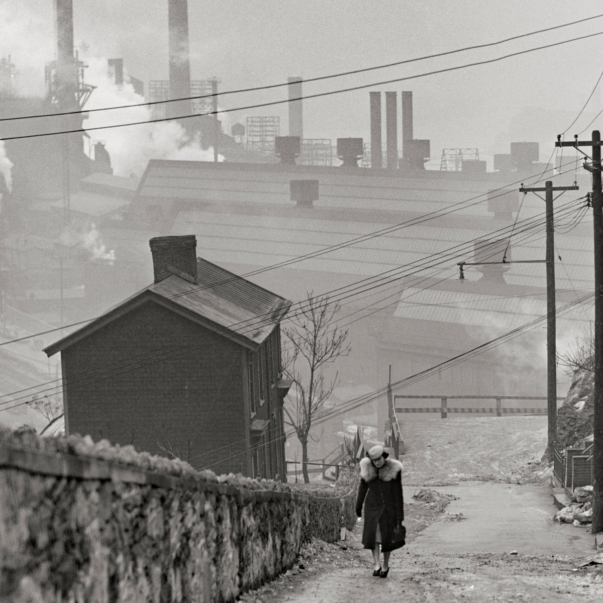 Pittsburgh, Pennsylvania, Mill District, 1940, Jack Delano Photographer Historical Pix