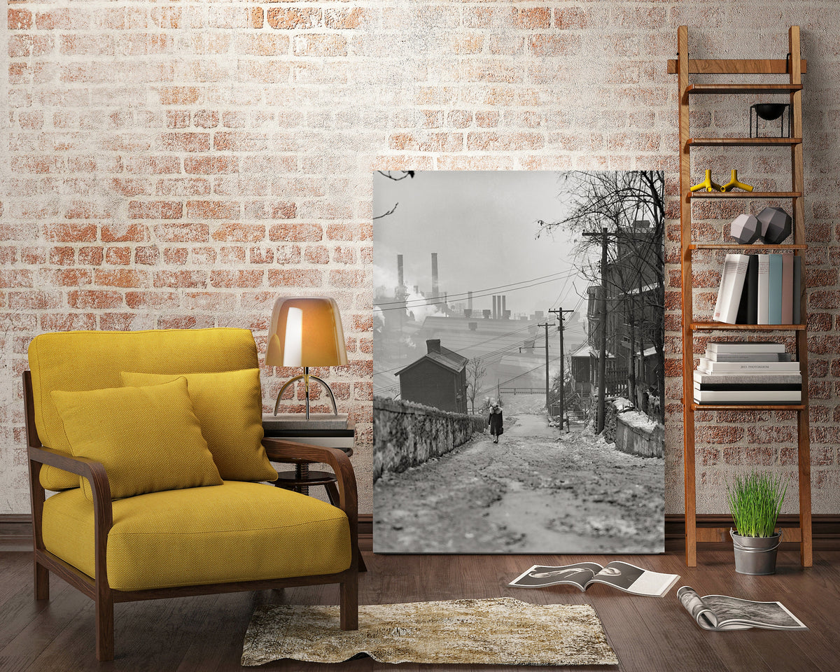 Pittsburgh, Pennsylvania, Mill District, 1940, Jack Delano Photographer Historical Pix