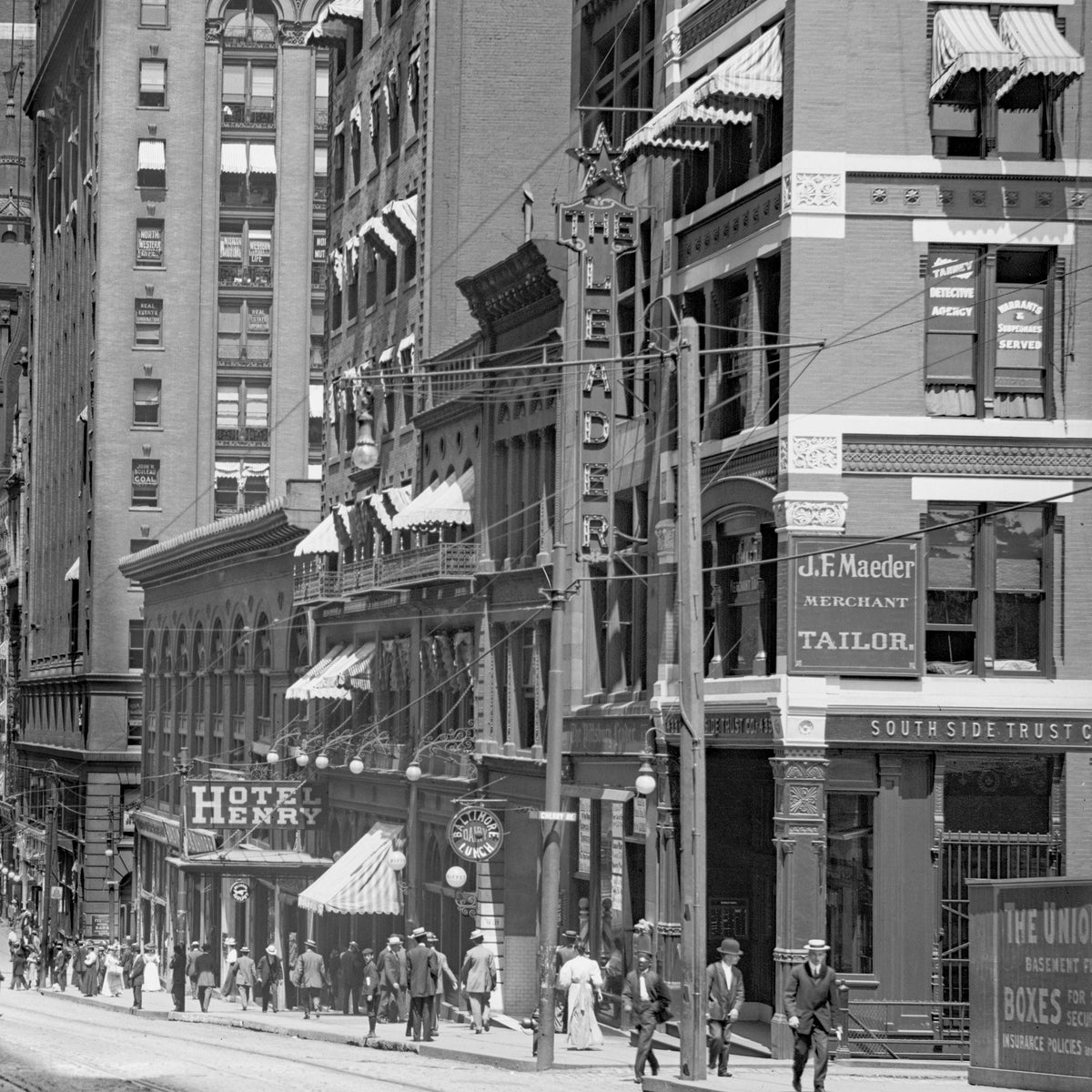 Pittsburgh, Pennsylvania Photo, Fifth Avenue, 1900 Historical Pix